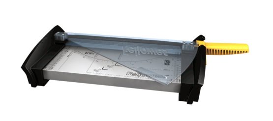 Fellowes Fusion A4 Paper Guillotine, graphite, silver, yellow - Image 3