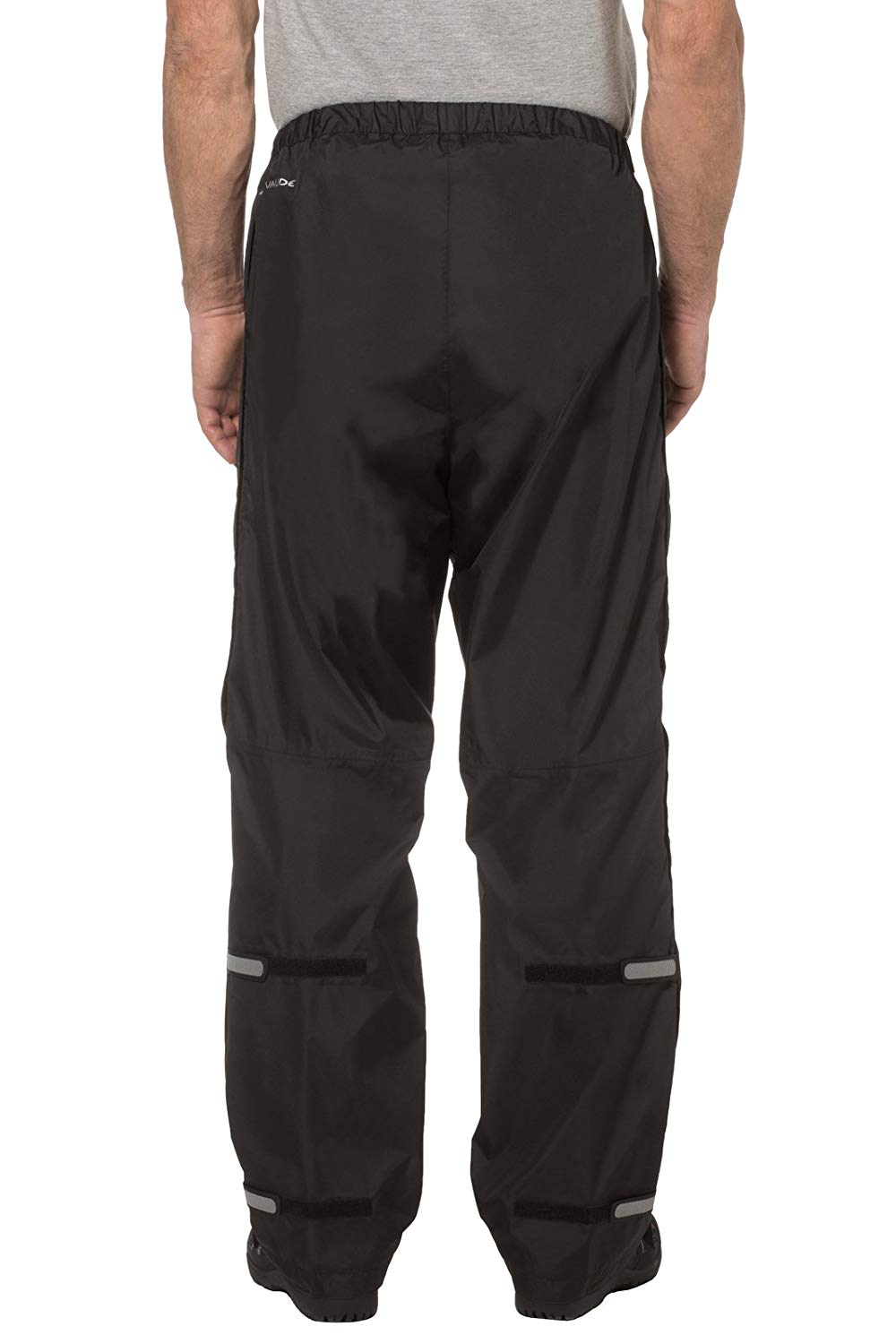 VAUDE Men's Fluid Full-zip Pants II, Black - Image 4