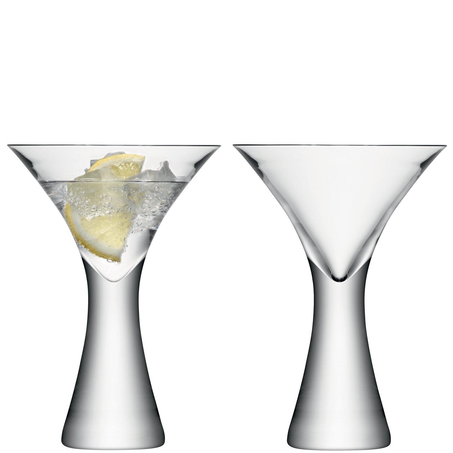 LSA International MV18 Moya Cocktail Glass 300ml Clear x 2, 2 Count (Pack of 1), Transparent