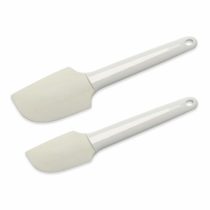 Kaiser 769561 Spatula-Set Patisserie 2pcs, Silicone, White, 25 x 4 x 4 cm