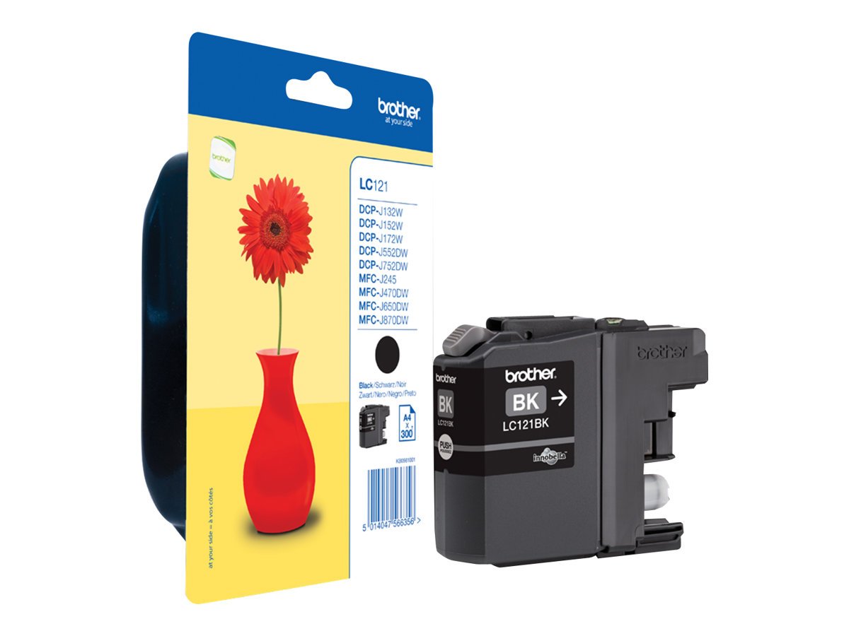 Brother LC121BK Ink Cartridge - Black, Standard - Image 2