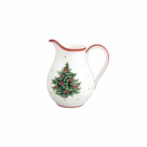 Villeroy & Boch Toy's Delight Pot à lait, 500 ml, Porcelaine Premium, Blanc/Rouge/Vert