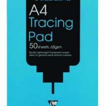 Clairefontaine Goldline Popular Tracing pad, A4, 63gsm, 50 sheets