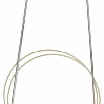 Addi Circular Knitting Needle, Metal, Silver, 80cm x 1.75mm