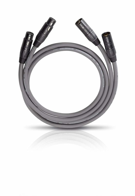 OEHLBACH Master Set NF 12 HPOCC Copper Analogue Interconnect 2x0,5m , Grey