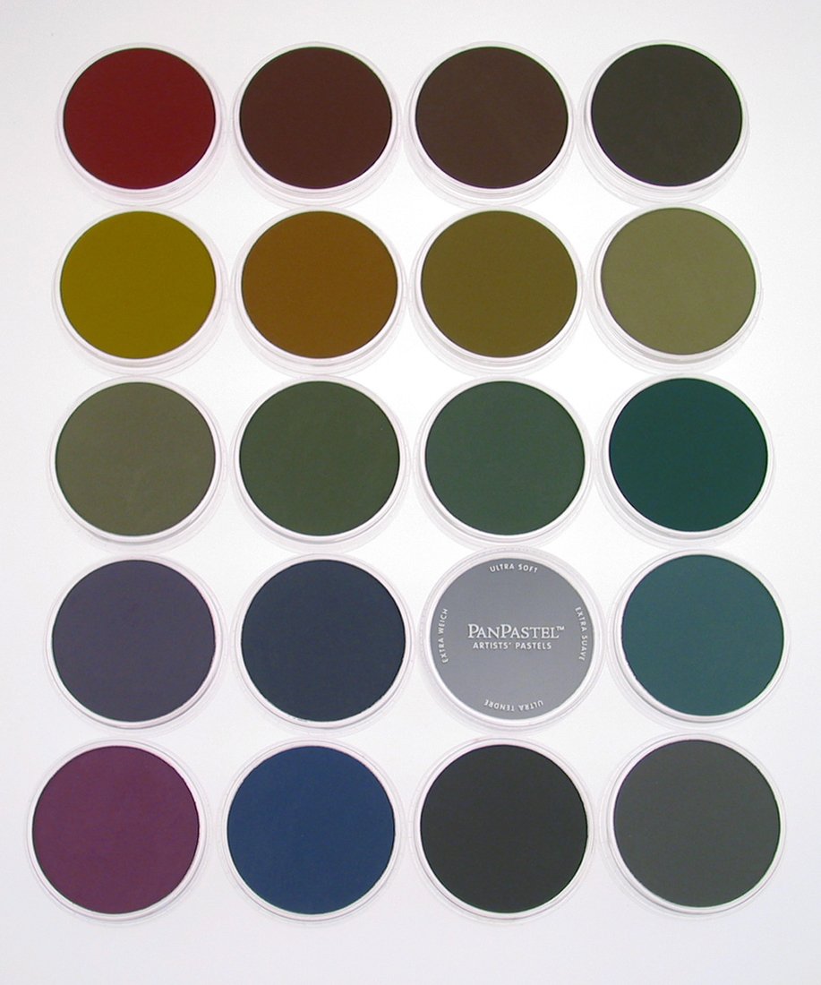 PanPastel 20 Colour Set - Extra Dark Shades Set, Multicolor, 1 count (Pack of 20) - Image 4