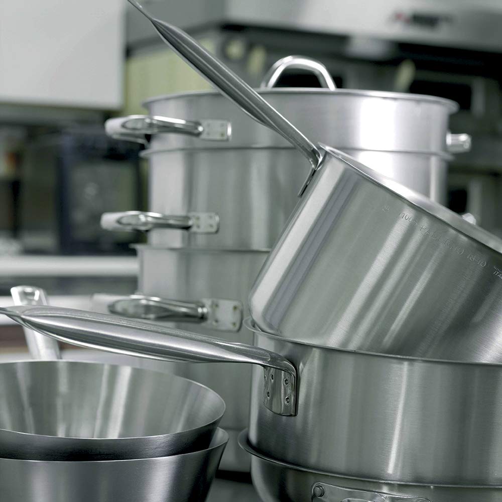 Paderno Stainless Steel 18 Quart Stock Pot, Silver, 18 Quarts - Image 2
