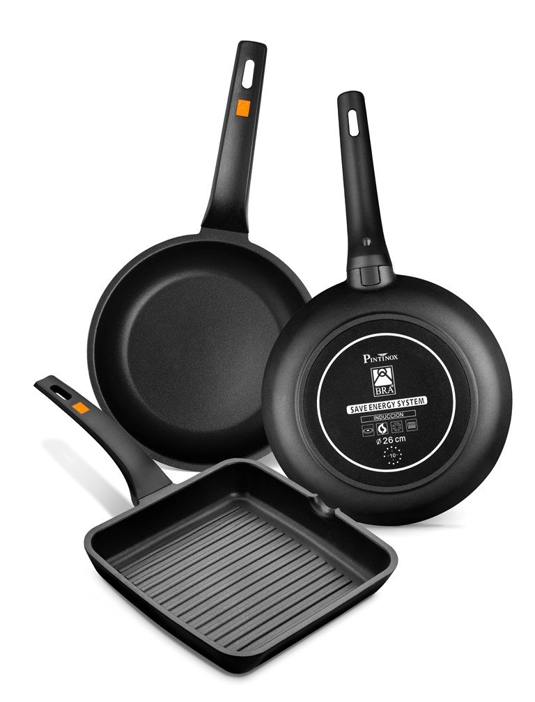 BRA Efficient Non-Stick Aluminium Frying Pan - Image 2