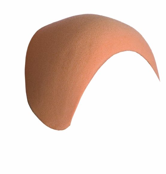 MAGIC Bodyfashion Womens Soft Foam Natural Subtle Sporty Shoulder Pads Beige - Image 2