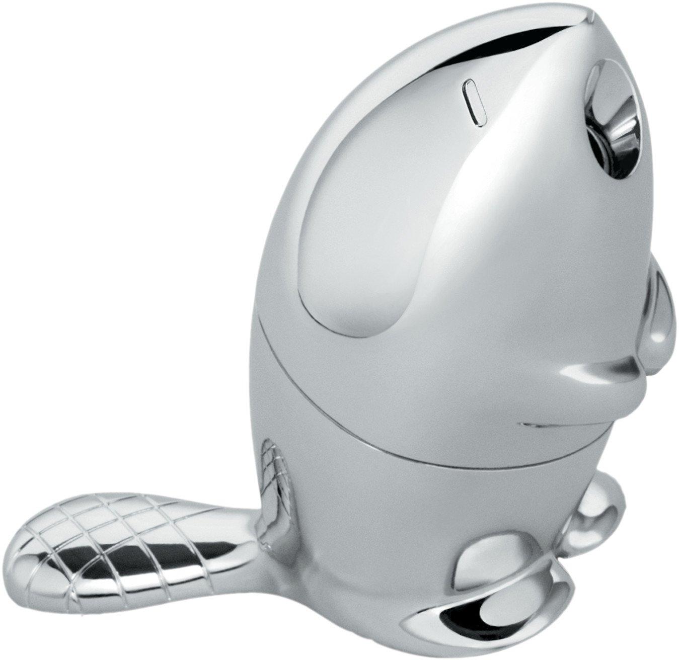Alessi RT02 KASTOR PENCIL SHARPENER, Silver, L 10cm, B 5cm, H 8cm