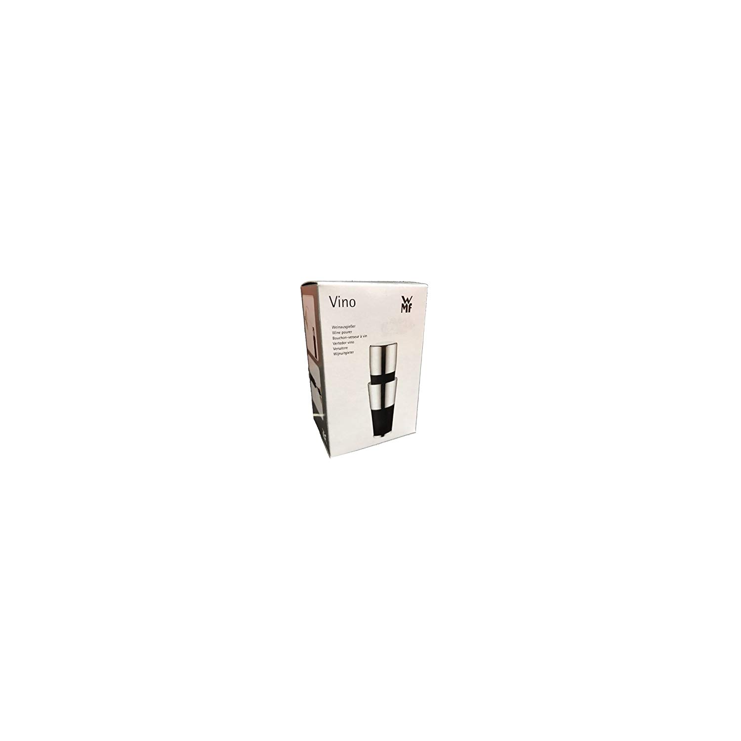 WMF Vino Pouring Spout With Bottle Stopper, Silver - Image 4
