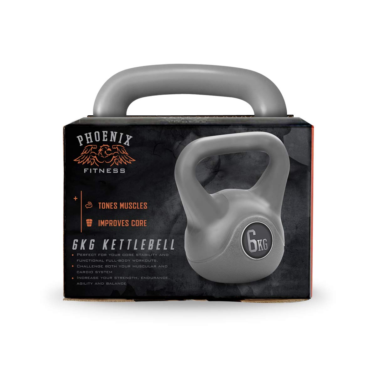 Phoenix Fitness Vinyl Kettlebell - Image 3