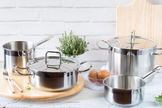 Braisogona Professional Stainless Steel Tall Sauce Pan, 16 cm, Silver - Image 2