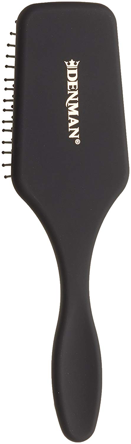 Denman Paddle Hair Brush (Long Hair Brush) D84 Long Hair Detangling and Care Brush with Nylon Bristles 9 Rows Black - Image 4