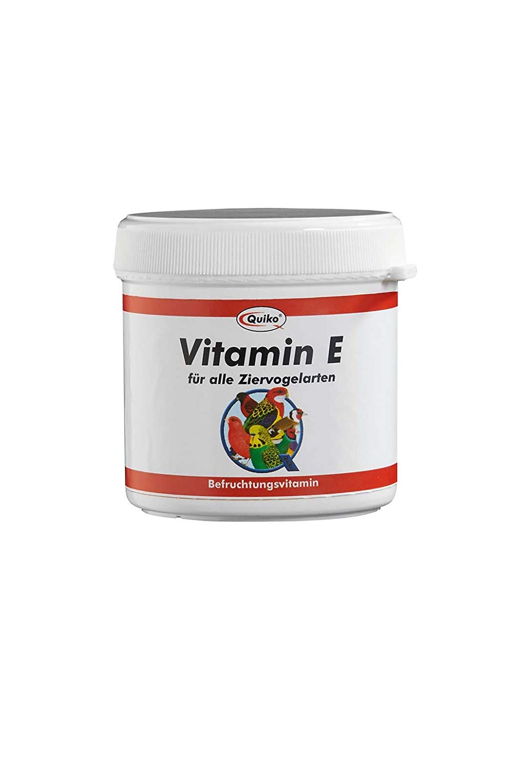 Quiko Vitamin E 140 g powder, Fertilisation vitamin for pet birds racing pigeons & chickens