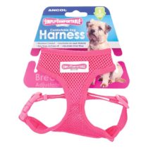 Ancol Viva Lightweight Breathable Comfort Mesh Dog Harness Pink Size Small (Fits Girth 34-45 cm)