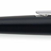 Cross Edge Refillable Retractable Plastic Gel Ink Rollerball Pen with Chrome Appointments, Medium Ballpoint, includes Premium Gift Box and Black Cartridge, 1 Pack, Jet Black