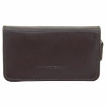 Friedrich|23 RV-Maniküretui, 4-TLG, Klein, Leder, Dunkelbraun Beauty Case, 11 cm, Brown (Dunkelbraun)