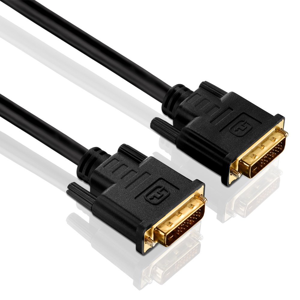PureLink PureInstall Series DVI Cable Dual Link with 24-Carat Gold Plated Precision Contact Pins 2560 x 1600. 24+1-Pin DVI-D male to 24+1-Pin DVI-D male). High-purity OFC copper conductor. Triple shielded 100 % tested for use in professional AV environments