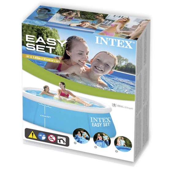 Intex 6ft x 20in Easy Set Swimming Pool #28101 - Image 3