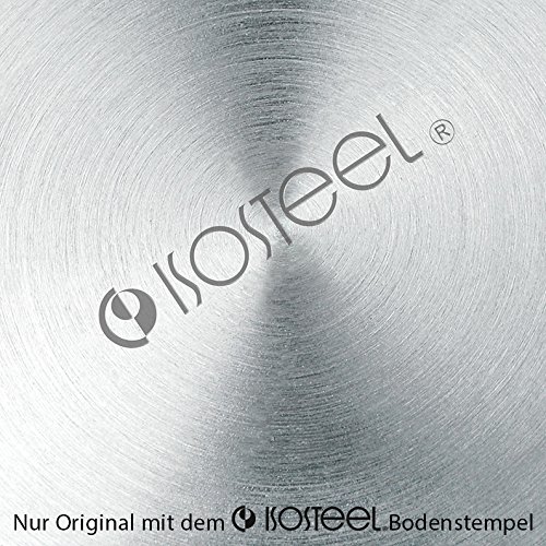 Isosteel VA-9344K 0.6 Litre 18/8 Stainless Steel Tableline Double-Walled Straight Shape Vacuum Pot with Flap Lid, Silver - Image 4