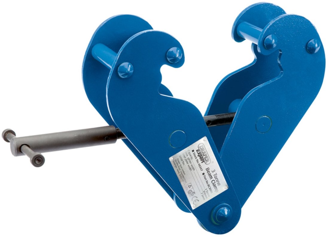 Draper 48347 Expert Beam Clamp, 3 Ton