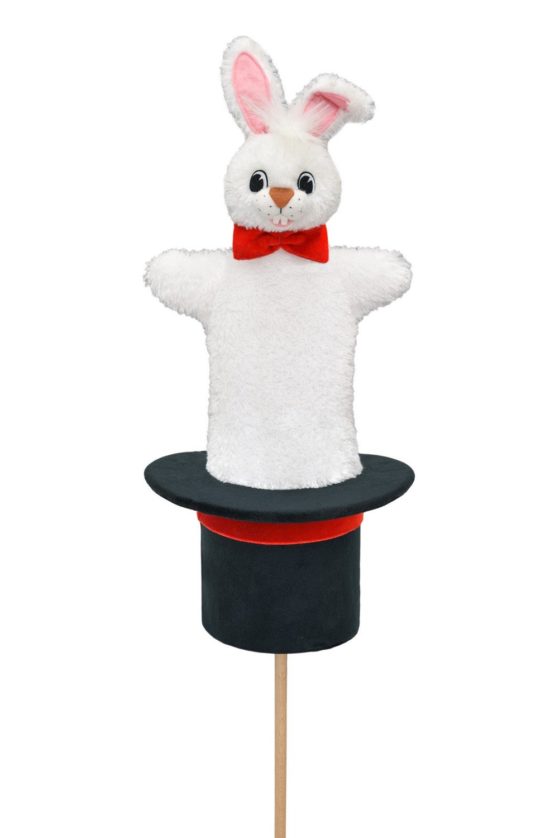 ABA (ABAX5) 71010 ABA Rabbit in a Hat, 59 cm, Multi-Color