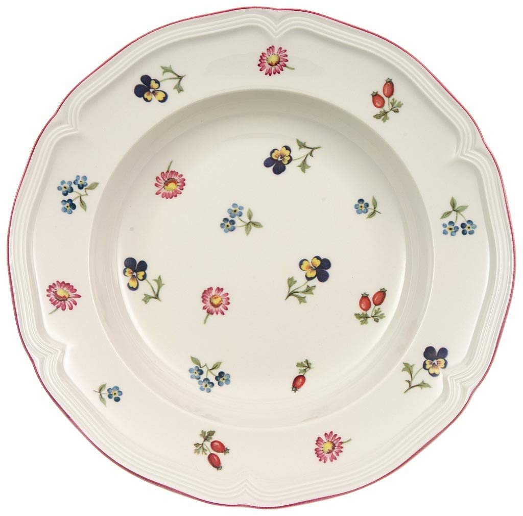 Villeroy & Boch Petite Fleur 23 cm Deep Plate, Multi-colour, 25 cm