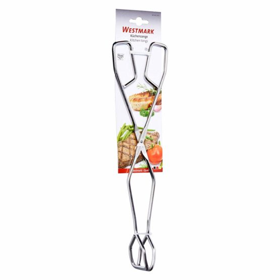 Westmark Kitchen and Serving Tongs, Grill Tongs, Stainless Steel, Length: 32.1 cm, Silver, 12712270 - Image 4