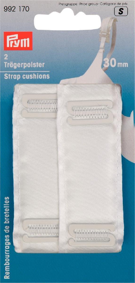 Prym - White (30mm) Strap Cushions - 1 Unit, 30 mm, weiß, 2 Stück