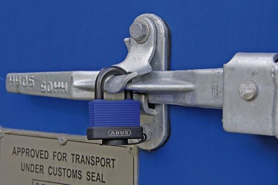 ABUS Padlock 70IB for outdoor use - stainless steel, high protection against manipulation, keyed alike 6401, blue, 24988 - Image 3