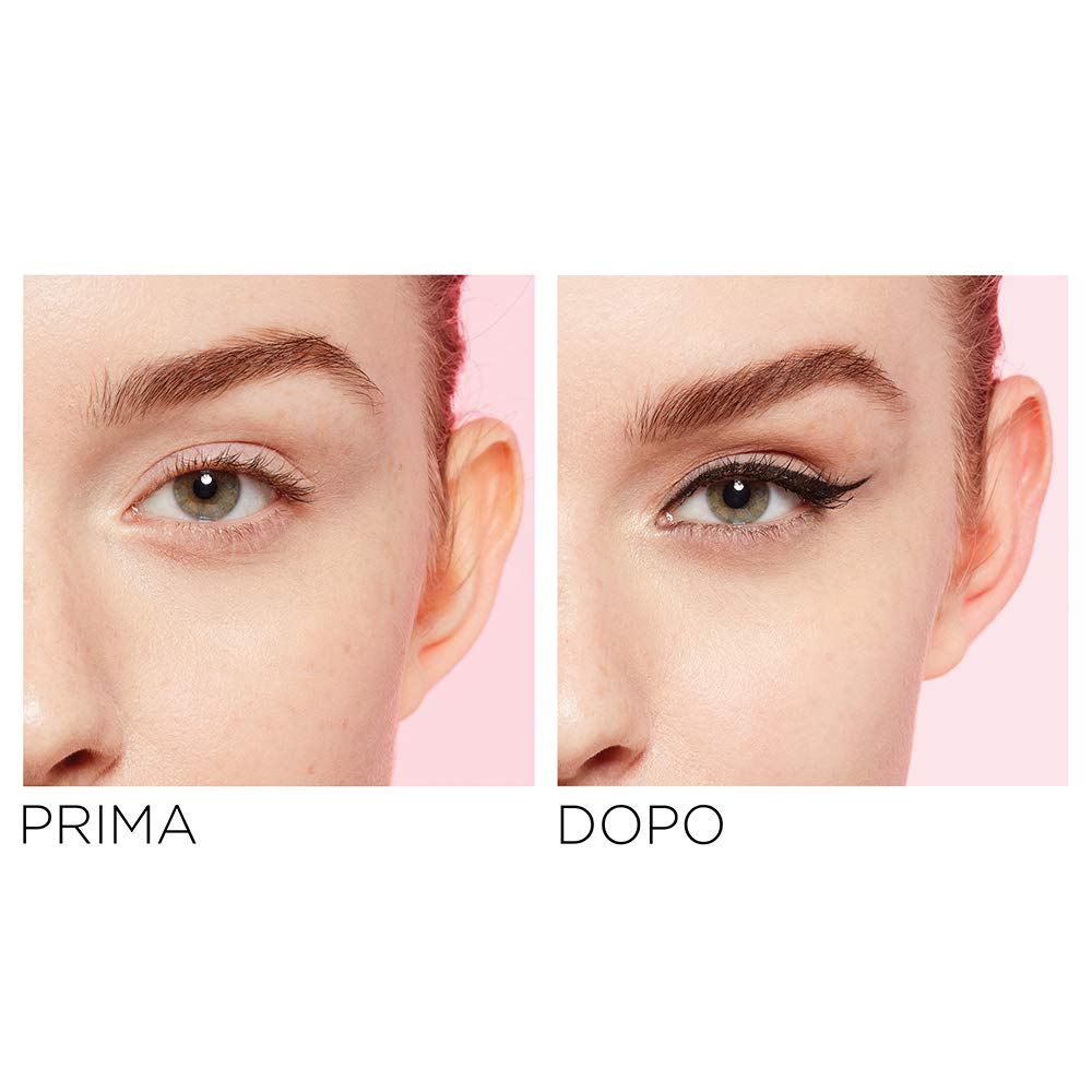 L'Oreal Paris Perfect Slim Liquid Eyeliner, Highly Pigmented Superliner, Smudge-proof, Water, Black - Image 4
