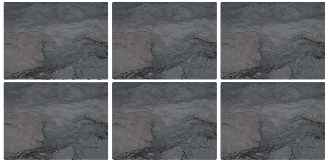 Portmeirion Home & Gifts Pimpernel Midnight Slate Placemats, Set of 6, 30.5 x 23cm