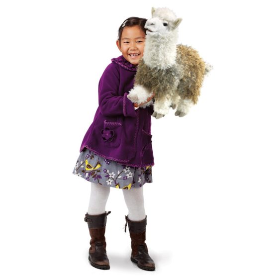 Folkmanis Alpaca Hand Puppet - Image 3