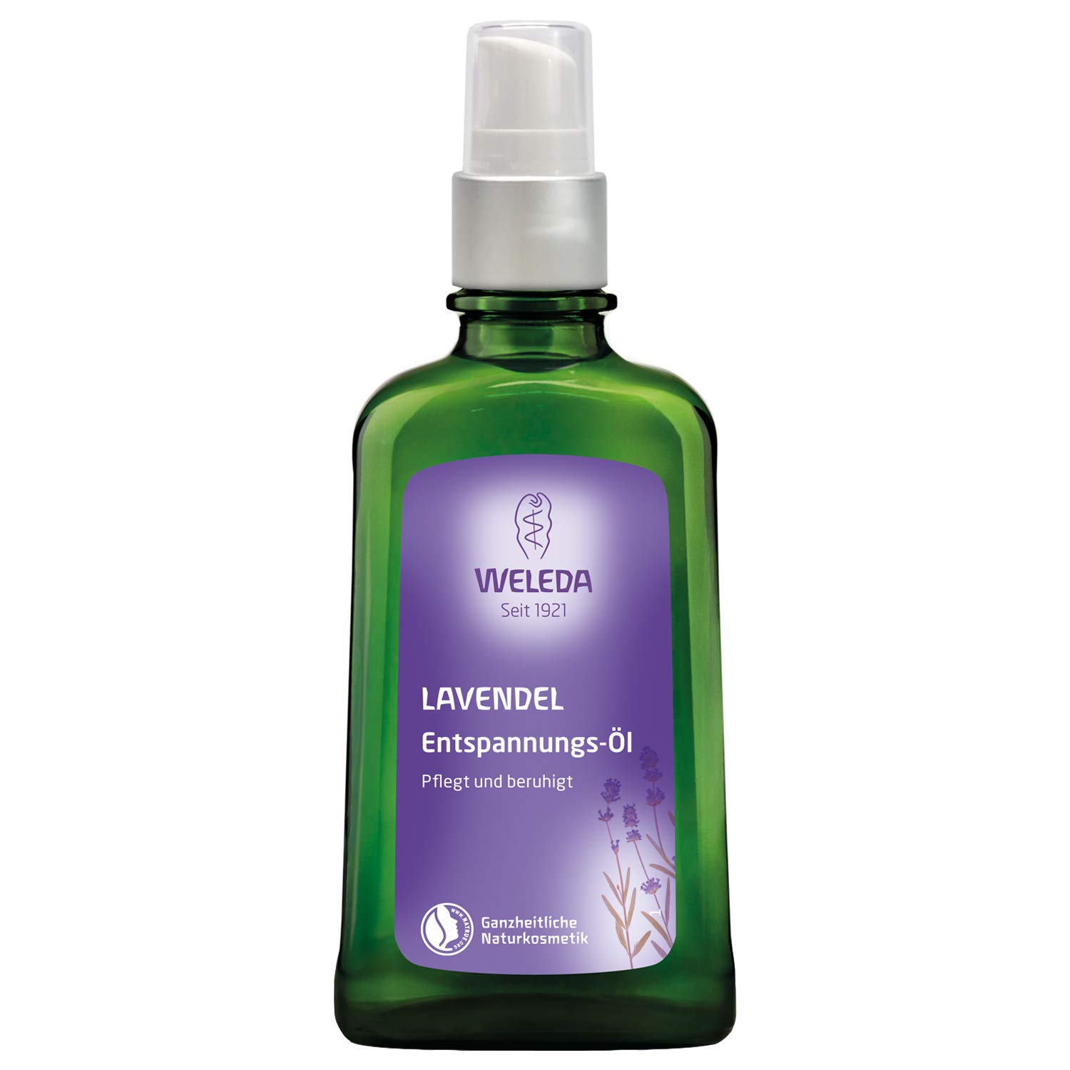 Weleda Lavender Oil, Relaxing Body Oil, Calming Massage Oil, Dermatologically Tested, 100% Certified Natural, Vegan, 100ml