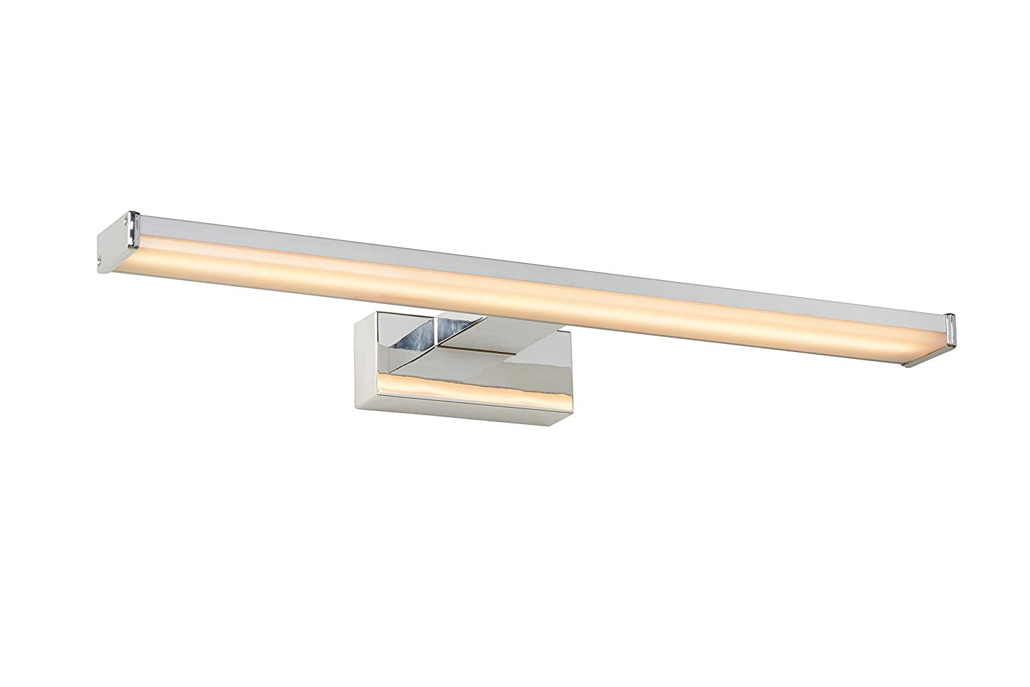 LUCIDE ONNO - Mirror Light Bathroom - LED - 1x11W 3000K - IP44 - Satin Chrome, 12.1 x 60 x 4.2 cm