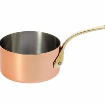 DE BUYER Mini Ladle, 10 cm, Stainless Steel, Brown, 22.81 x 21.01 x 9.19 cm