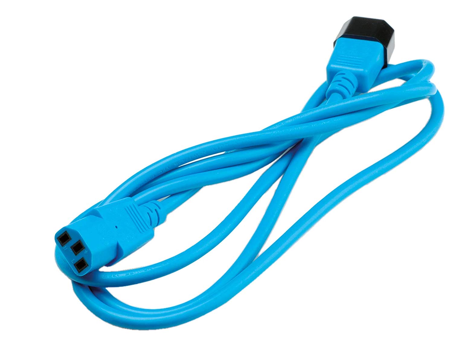 Roline Monitor Power Cable with IEC320 C14 Connector/C 13 Connector Blue 1, 8 m, 1.8 m - Image 3