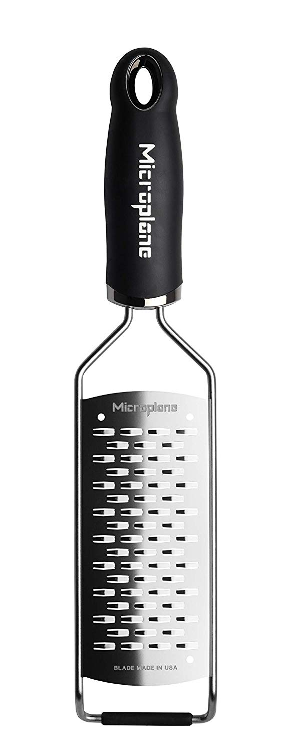 Microplane Kitchen Grater Ribbon for Hard Cheese, Apple, Carrot, Zucchini and Chocolate