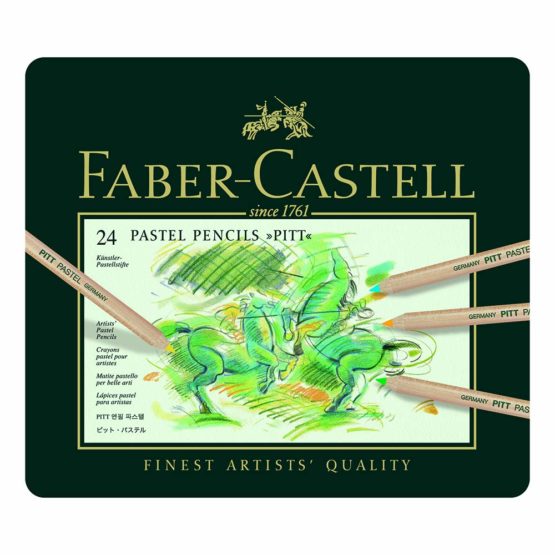 Faber-Castell 112124 Pitt Pastel Pencils (24 Pastels Pencils)