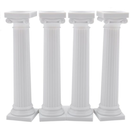 Wilton Grecian Cake Pillars, 12.7cm (5in), pack of 4 - Image 2