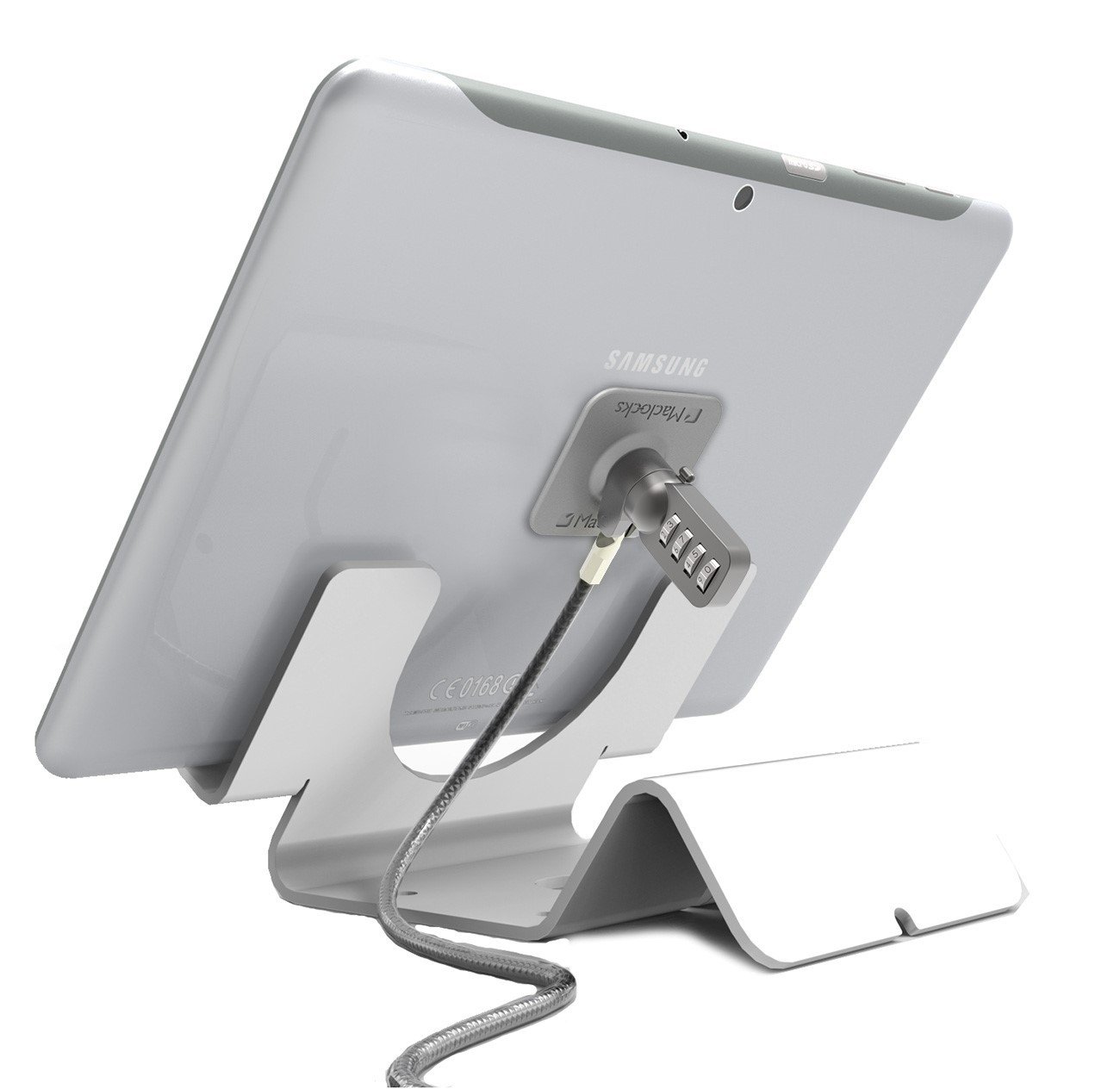 Compulocks Maclocks CL12UTHWB Universal Lock for Tablet, White - Image 4