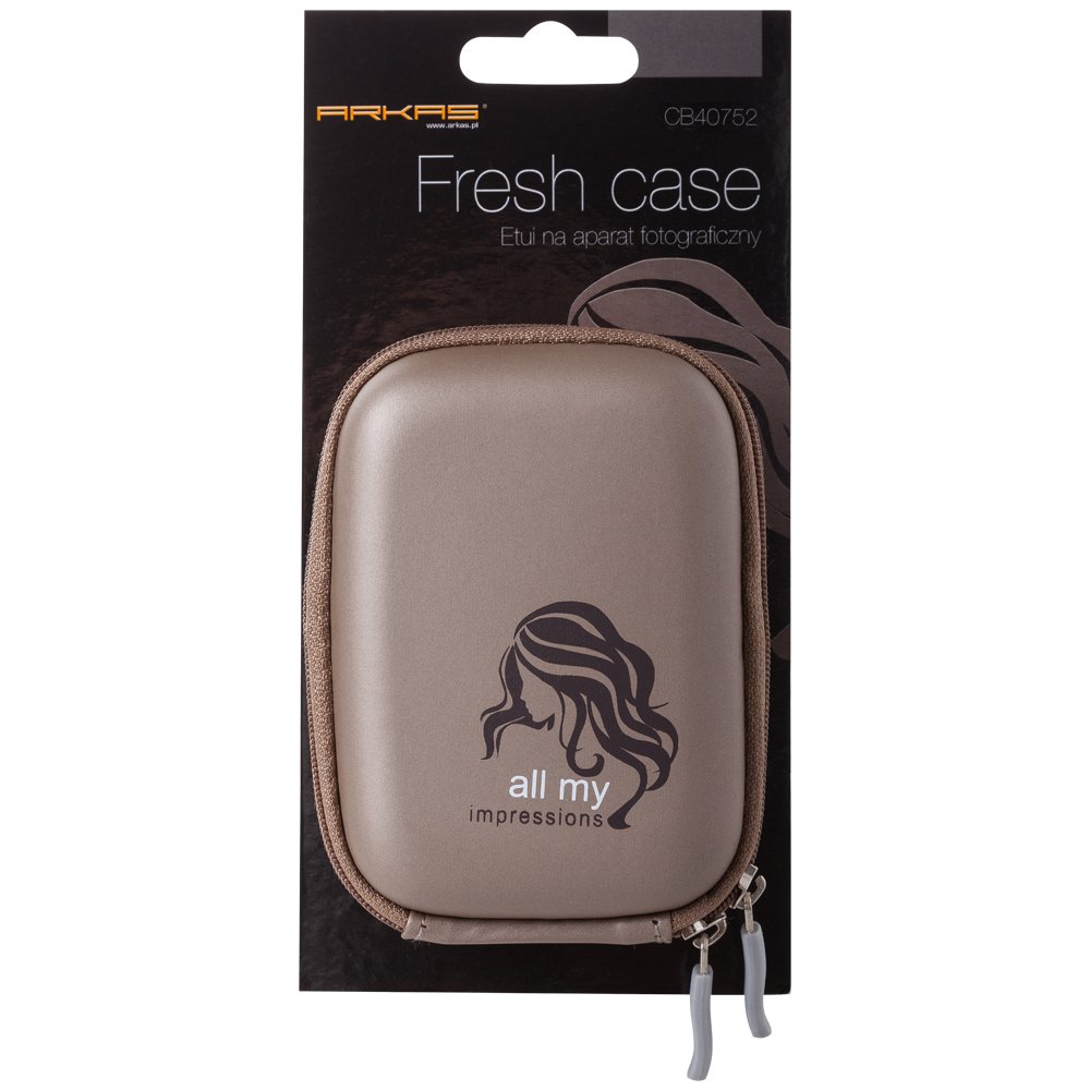 Arkas CB40752 Compact Fresh Case for Camera, Cream