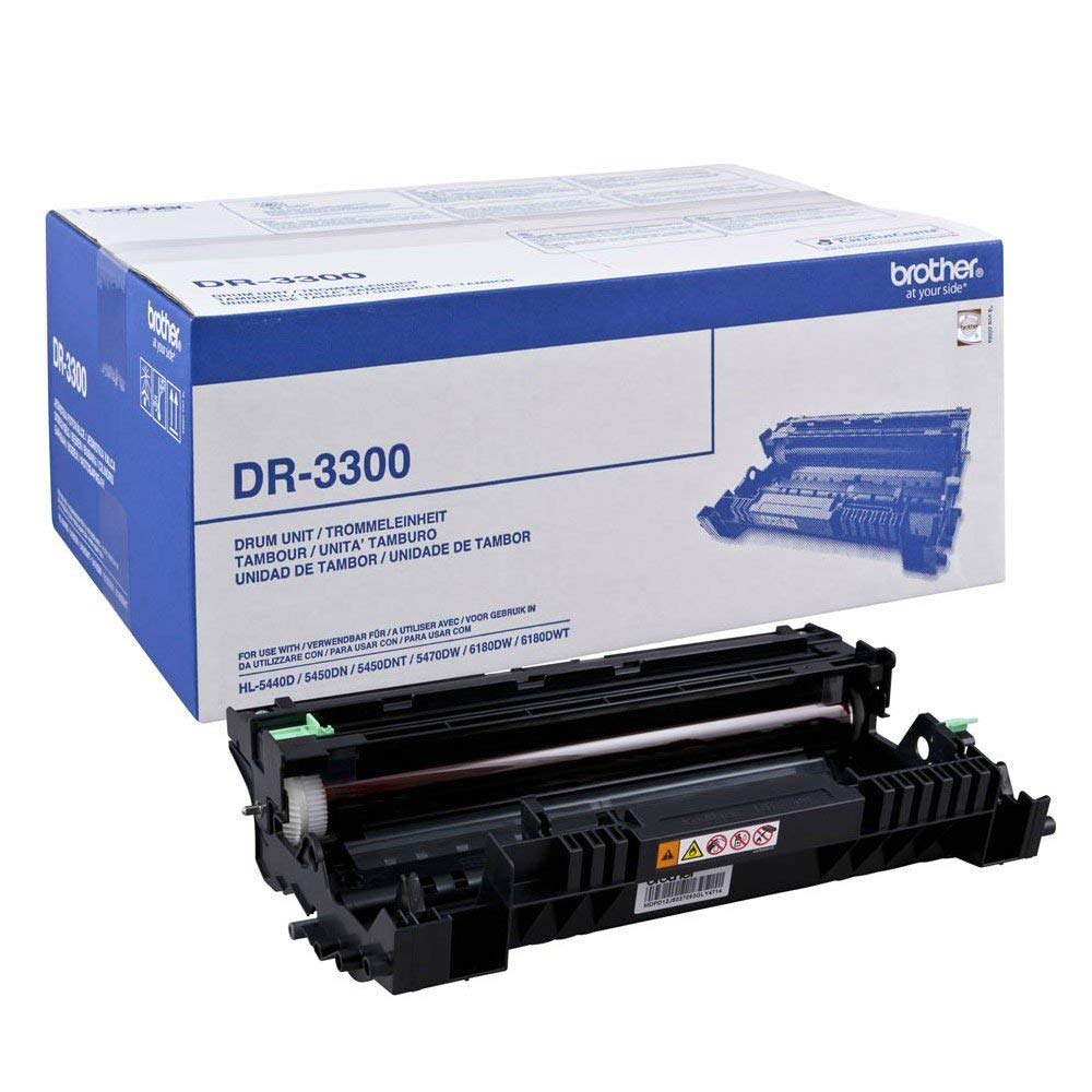 Brother DR-3300 Drum Unit, Brother Genuine Supplies, Black, One Size