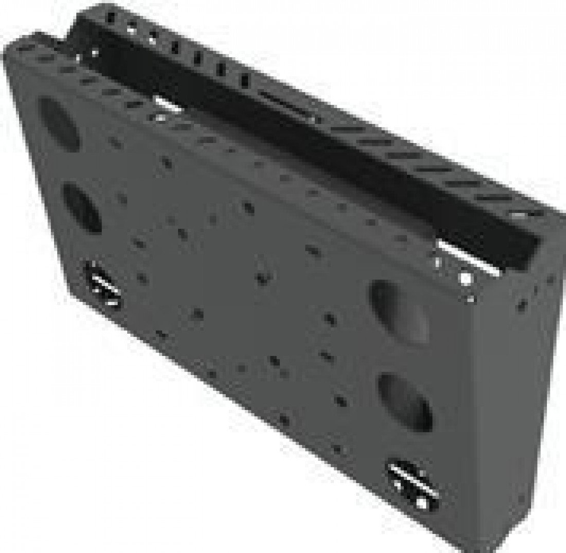 Peerless-AV DS509 Wall Mount with PC Holder, Black