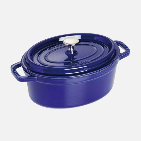 STAUB 1004309 Cocotte Oval 33 cm Dark Blue - Image 2