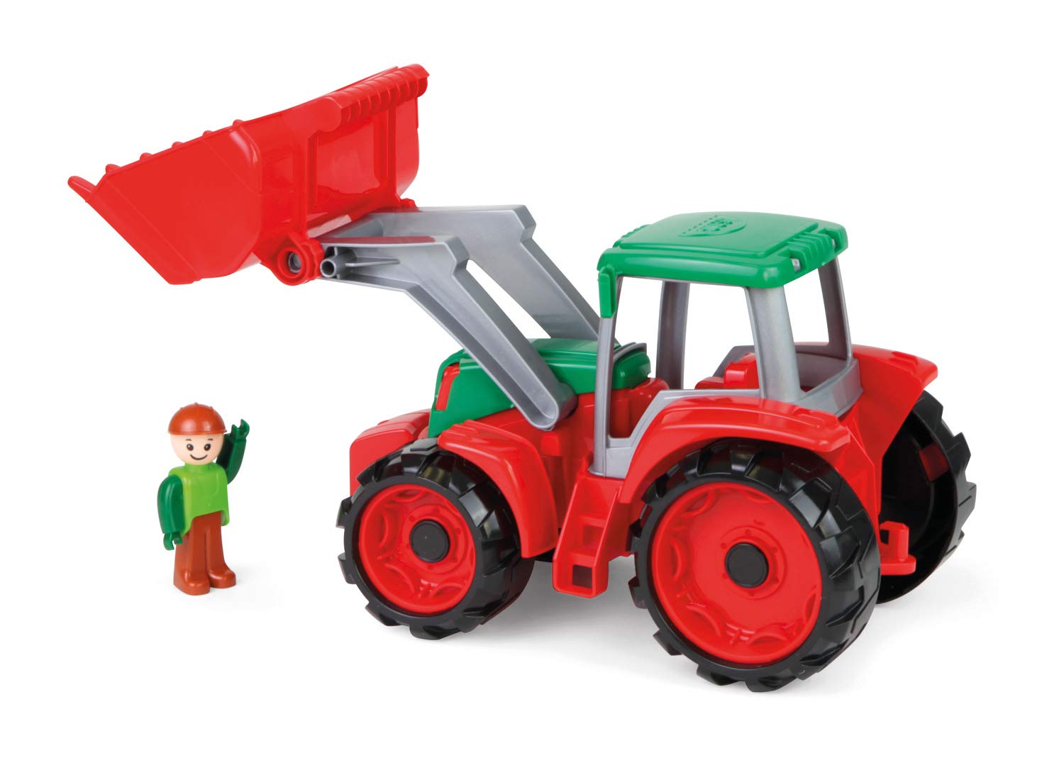 Lena 04417, TRUXX front-shovel loader, commercial vehicle approx. 35 cm, tractor with shovel play figure - Image 2