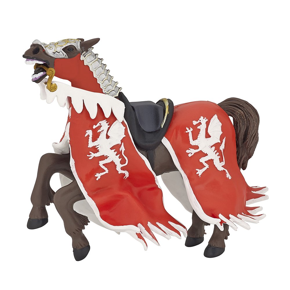 Papo 39388 Red Dragon King Horse Figurine