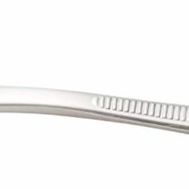 Mercer Culinary M35141 18-8 Stainless Steel Plating Spoon with Slotted Bowl, 7-7/8-Inch, Silver