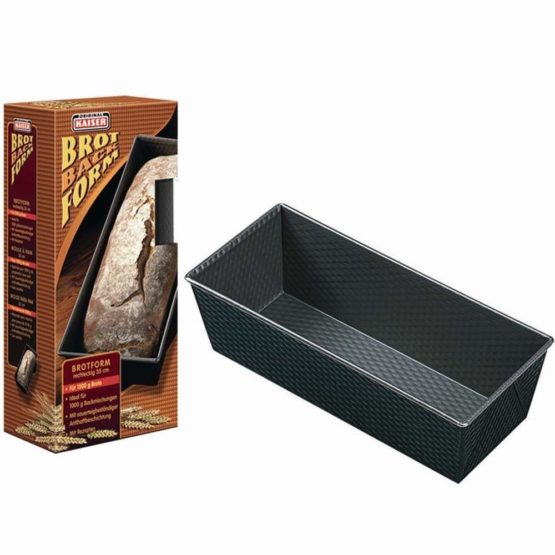 KAISER 650043 Bread Mould 30 cm Baking Pan Very Good Non-Stick Coating Sourdough Resistant Even Browning Through Optimal Heat Conduction, Anthracite - Image 2
